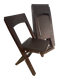 Set of 4 Gautier folding chairs in solid wood