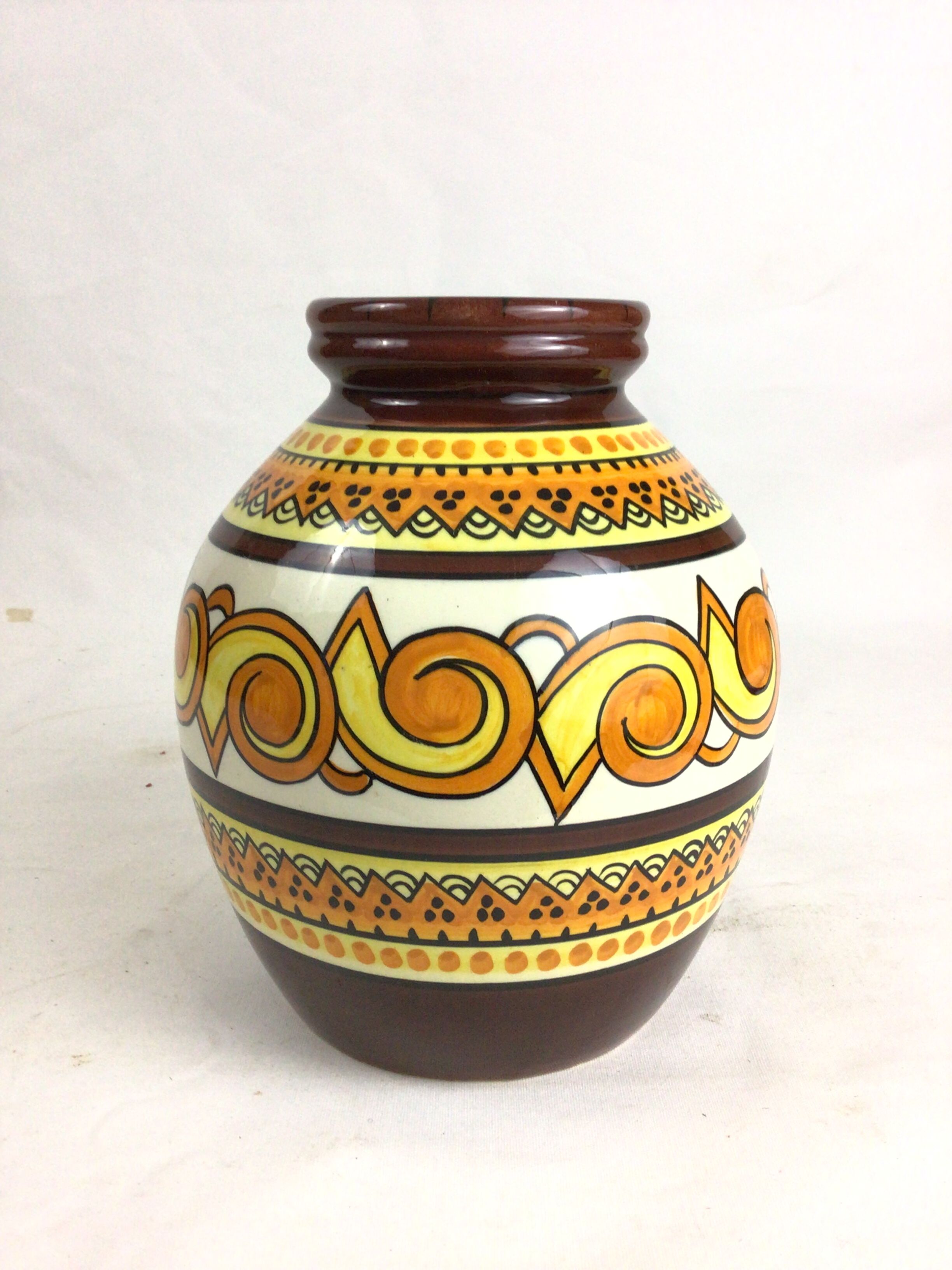 Ceramic vase from Quimper Henriot