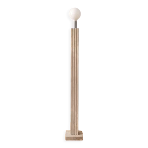 Lampadaire en travertin,