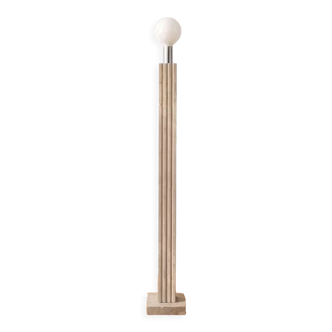 Travertine floor lamp, 1970