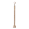 Travertine floor lamp, 1970