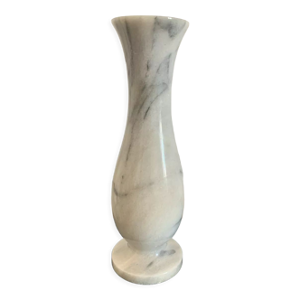 Vintage grey marble candle holder