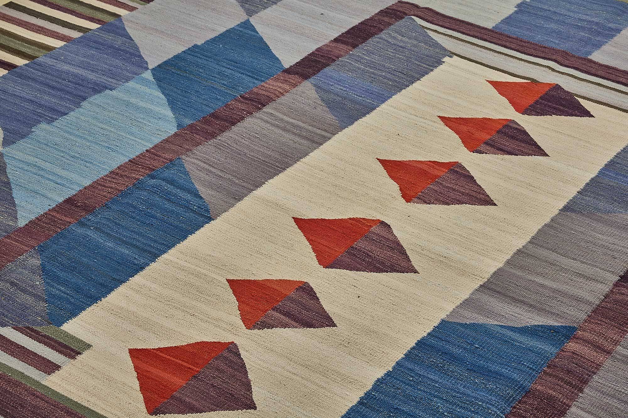 Contemporary Tribal Decorative Kilim 277 cm x 360 cm