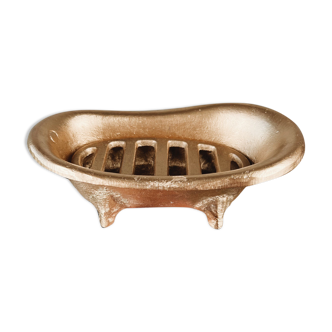 Porte-savon en fonte en forme de baignoire