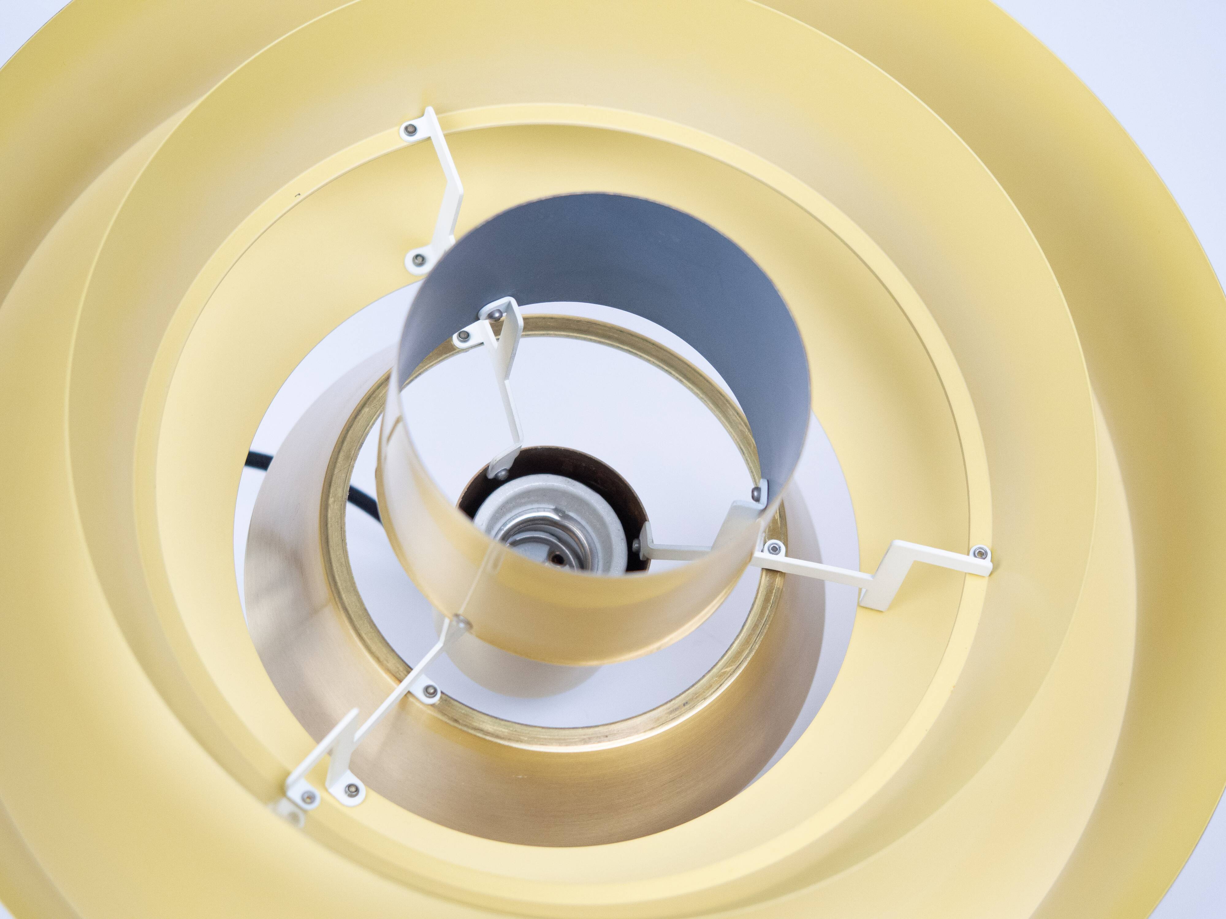 Danish vintage pendant lamp Nova by Jo Hammerborg, Fog og Morup, 1963