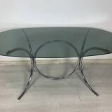 Glass steel table