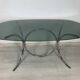 Glass steel table
