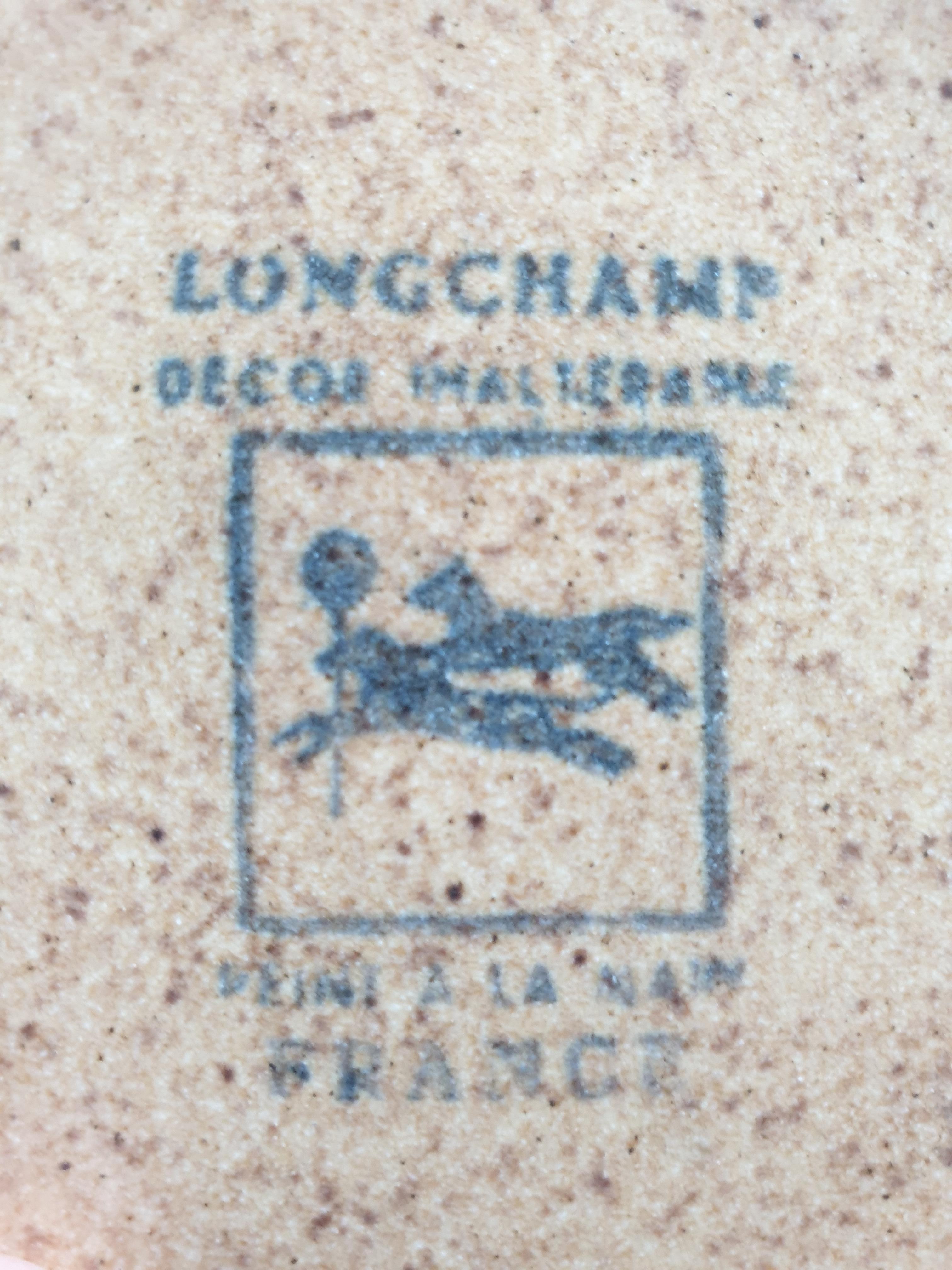 Set of 6 vintage sandstone plates