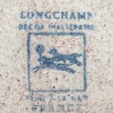 Set of 6 vintage sandstone plates