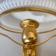 Vintage brass and opaline sconce