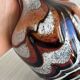 Vintage blown glass soliflore vase