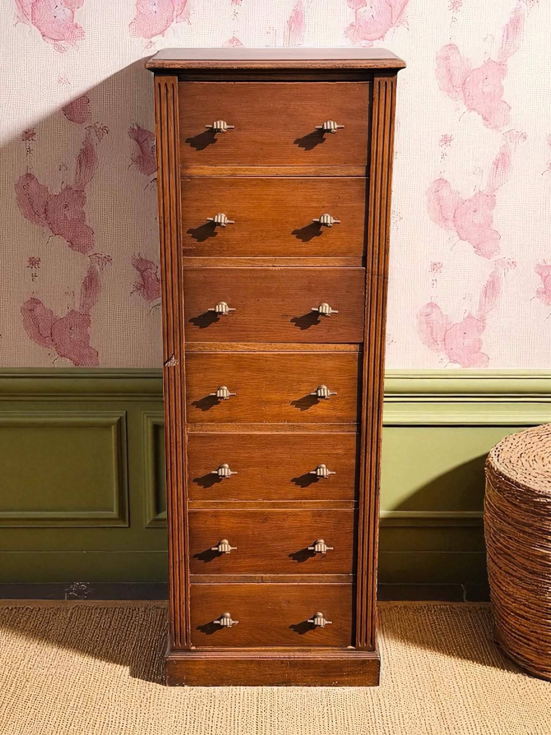 Meuble semainier ancien, début XXème