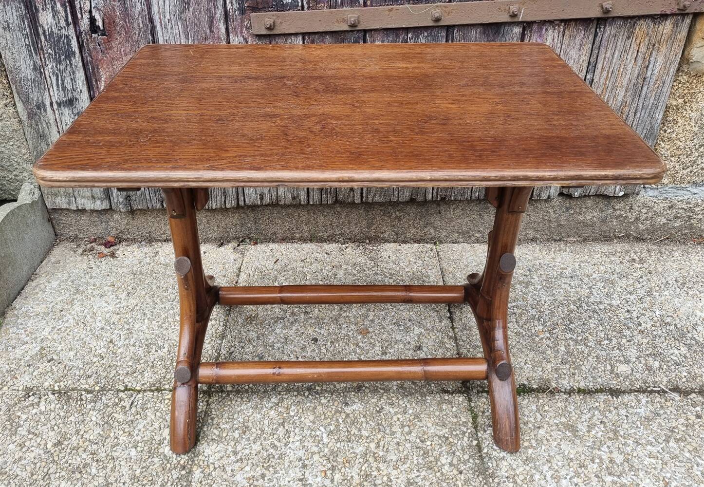Small side table, bamboo, vintage, 60s
