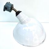 White enamelle tole wall lamp ø 31 cm brand benjamin usa