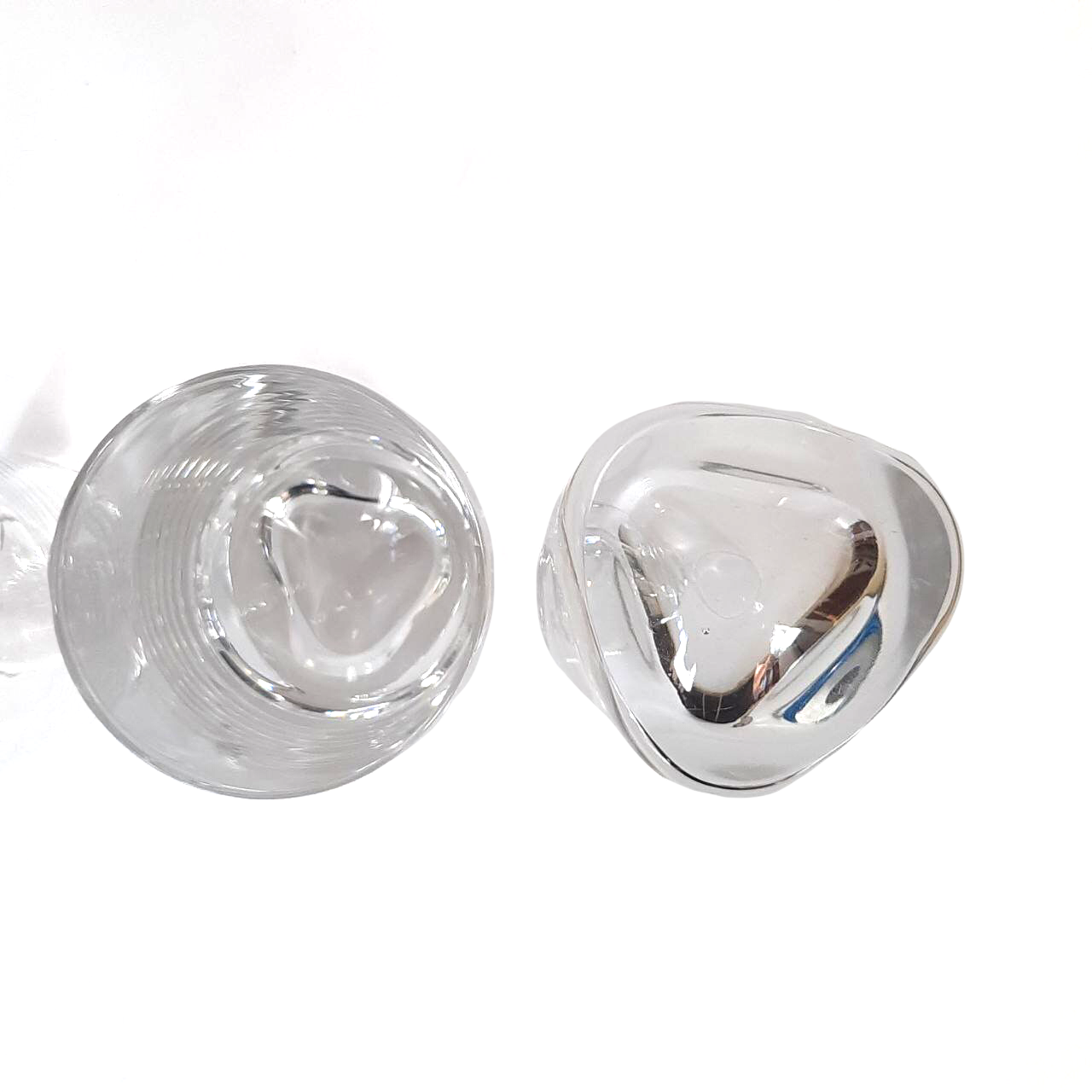 Six glasses Pitagora model design by Marco Zanuso for Arnolfo di Cambio.