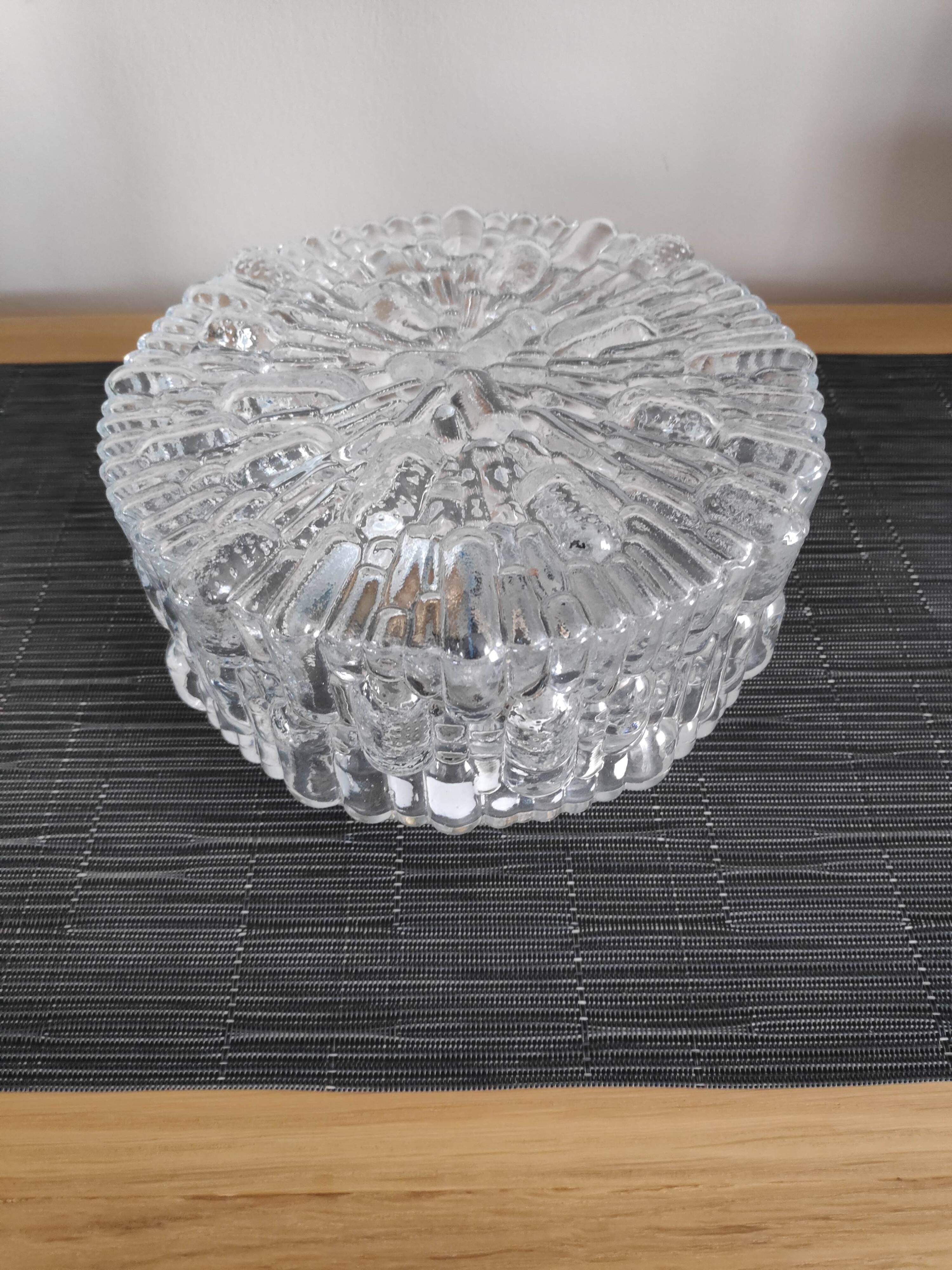 Round glass ceiling light