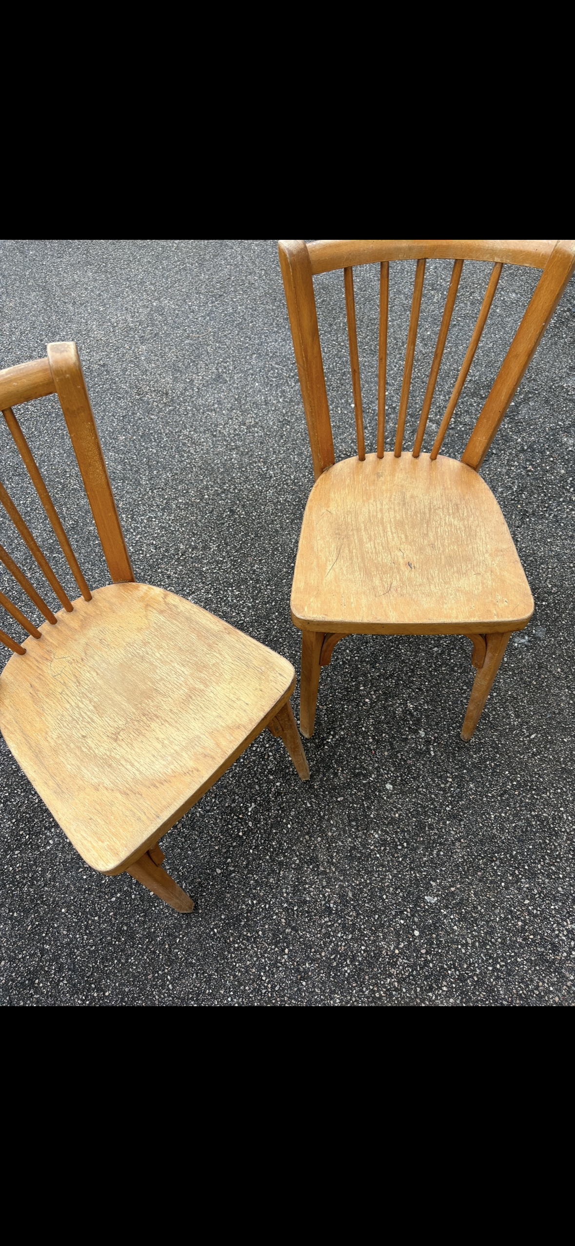 2 bistro chairs Baumann