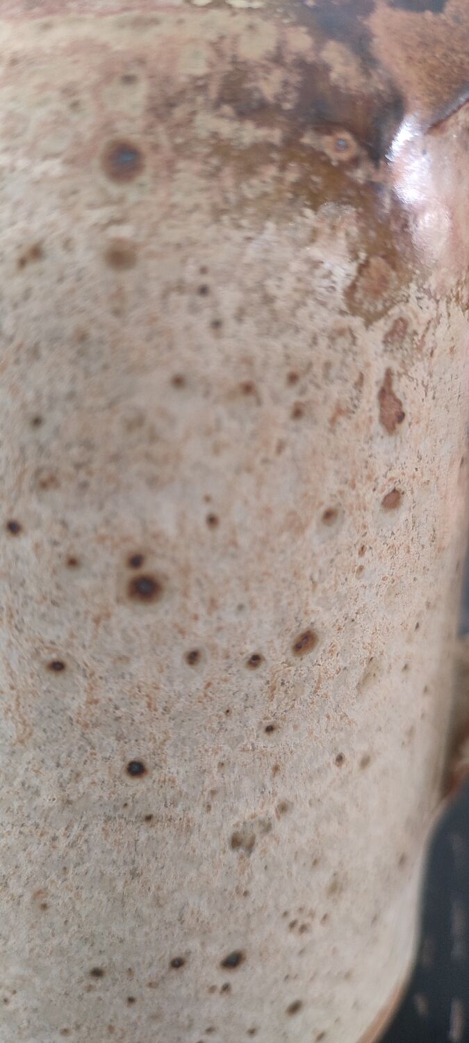 Service trio in pyrite stone Puisaye Jean-Pierre Prud'homme.