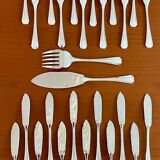 Christofle boréal fish service 26 pieces
