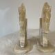 pair of horse head bookends 1970