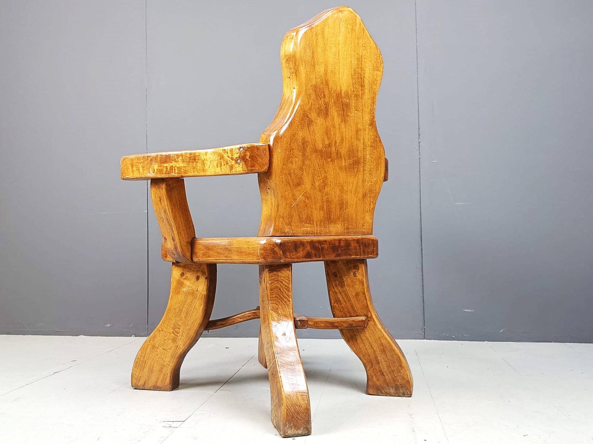 Vintage brutalist armchair, 1960s