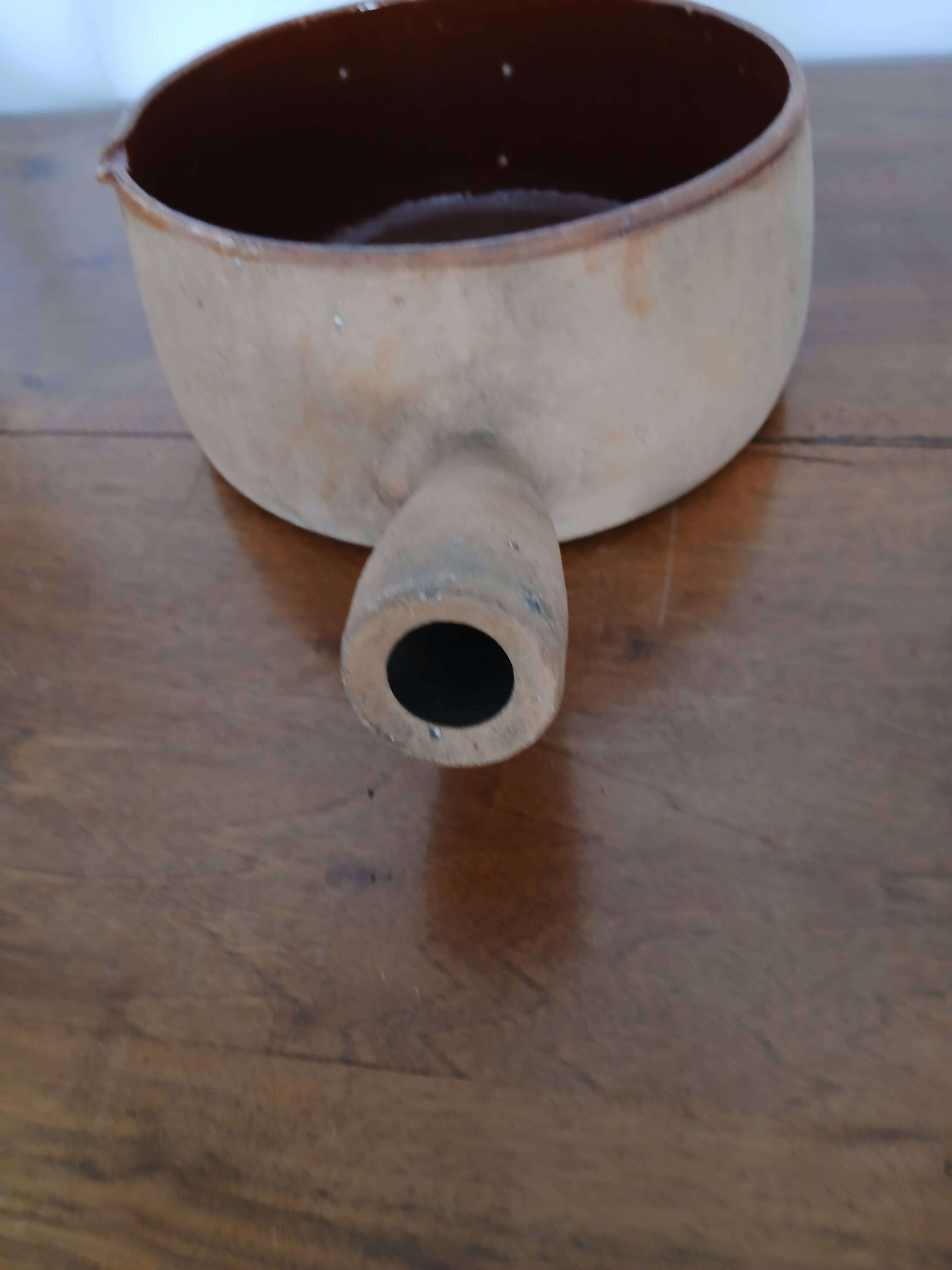 Antique Terracotta Pan from Vallauris