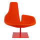 Fauteuil Fjord Rouge par Patricia Urquiola pour Moroso