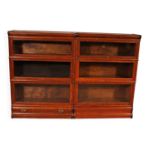 pair of Globe Wernicke London bookcases in oak circa 1900