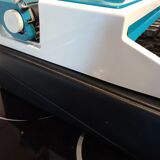 Blue Underwood 315 Portable Typewriter