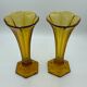 Pair of Val Saint Lambert vases