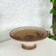 Artisanal ceramic compote bowl "Serra", 1960