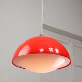 Italian Space Age Pendant in Plexiglass and Chrome, 1970s