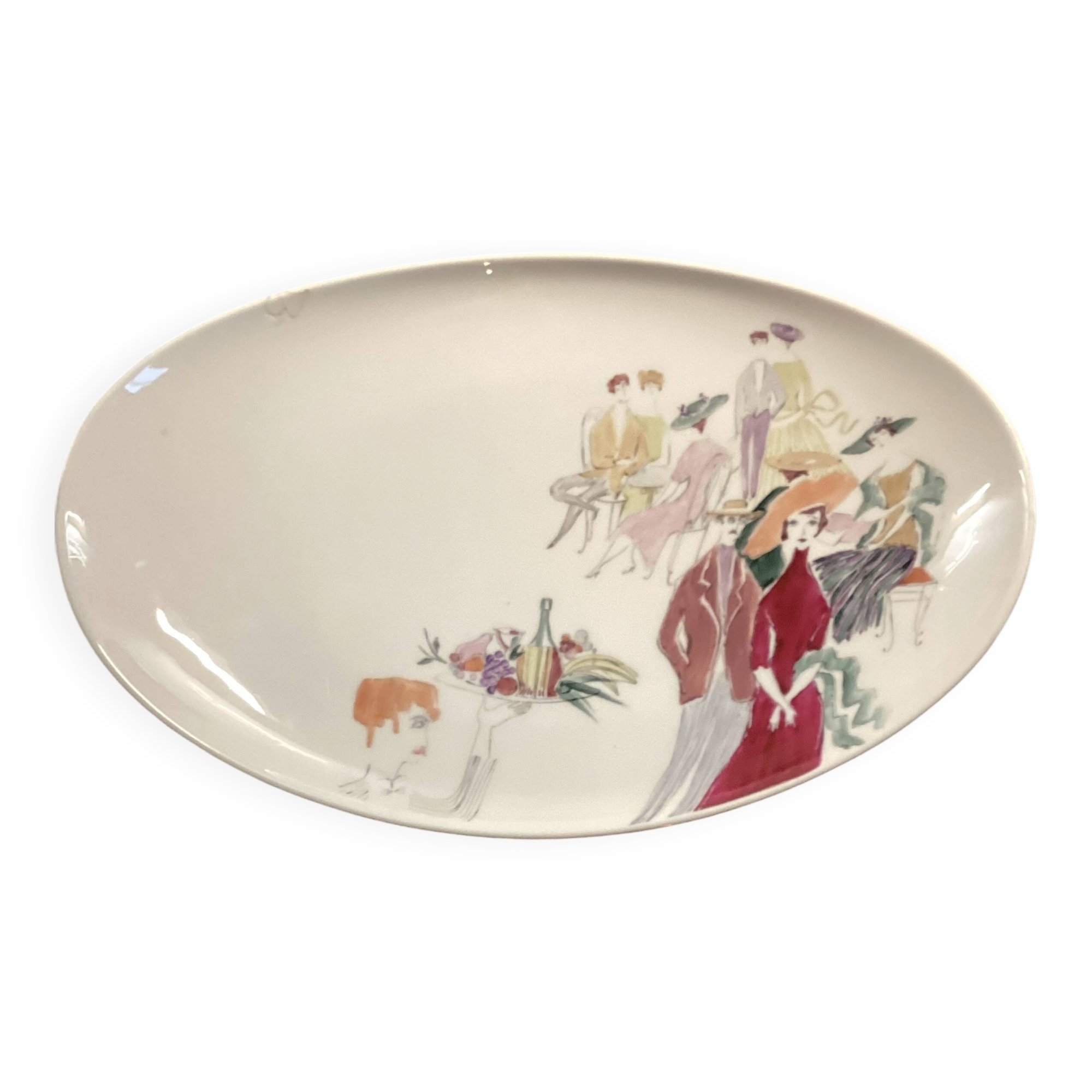Rosenthal plate from the Montparnasse collection. Oval platter Rosenthal.