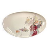 Rosenthal plate from the Montparnasse collection. Oval platter Rosenthal.