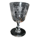 Verre gobelet ancien souvenir gravé à la roue et prénom Adolphe