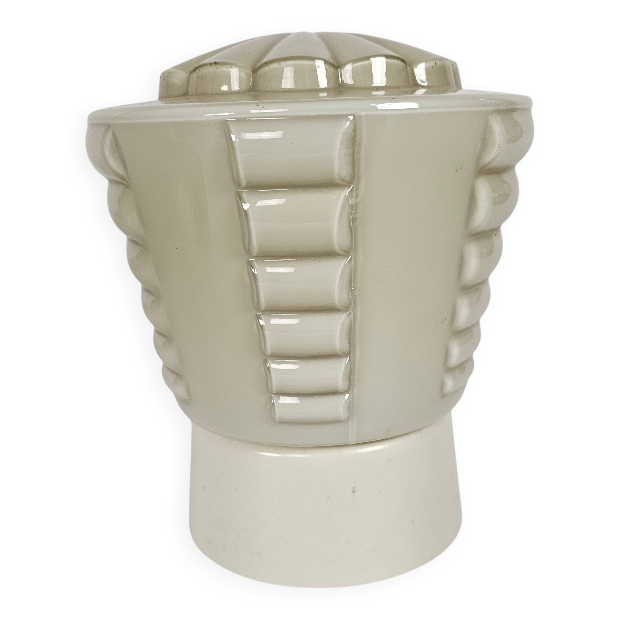 Thabur - opaline ceiling lamp - Art Deco - Holland - 2nd quarter of the 20t