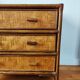 Commode vintage en rotin
