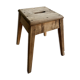 Old wooden workshop stool