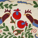 Vintage Turkish rug hand-knotted 44x95 cm