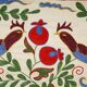 Vintage Turkish rug hand-knotted 44x95 cm