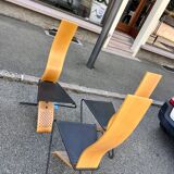 Series of 4 Chairs by Pietro Arosio for Airon 1980