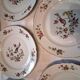 6 flat plates made of genuine porcelain in very good condition.