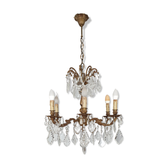 Pair of old French chandeliers