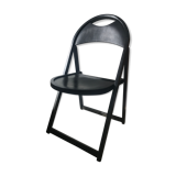 Chaise pliante noire