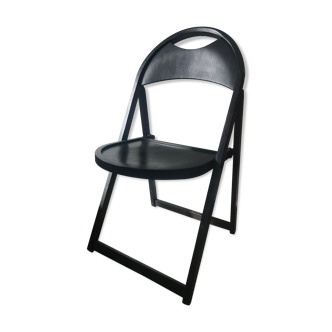 Chaise pliante noire