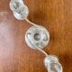 English triple chandelier in silver-plated metal – Made in England