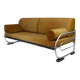 Restored Bauhaus Tubular Chrome and Steel Sofa from Hynek Gottwald, 1930s