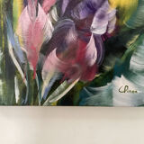 Tableau floral iris