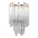 Brass and Murano wall light by Venini by Novaresi