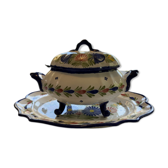 Soup tureen hb Quimper France